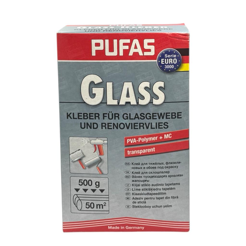 Клей шпалерний PUFAS GLASS Клей для склошпалер 500гр.