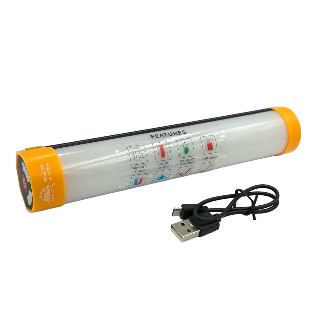 Фонари аварийные RightHausen STICK Фонарь аварийный 5W 170Lm 37*195мм. 1800mA, IP55 HN-314072