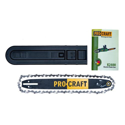 Пилы цепные электрические PROCRAFT Пила цепная электрическая прямая K2400+ Масло Procraft для цепи 1л.