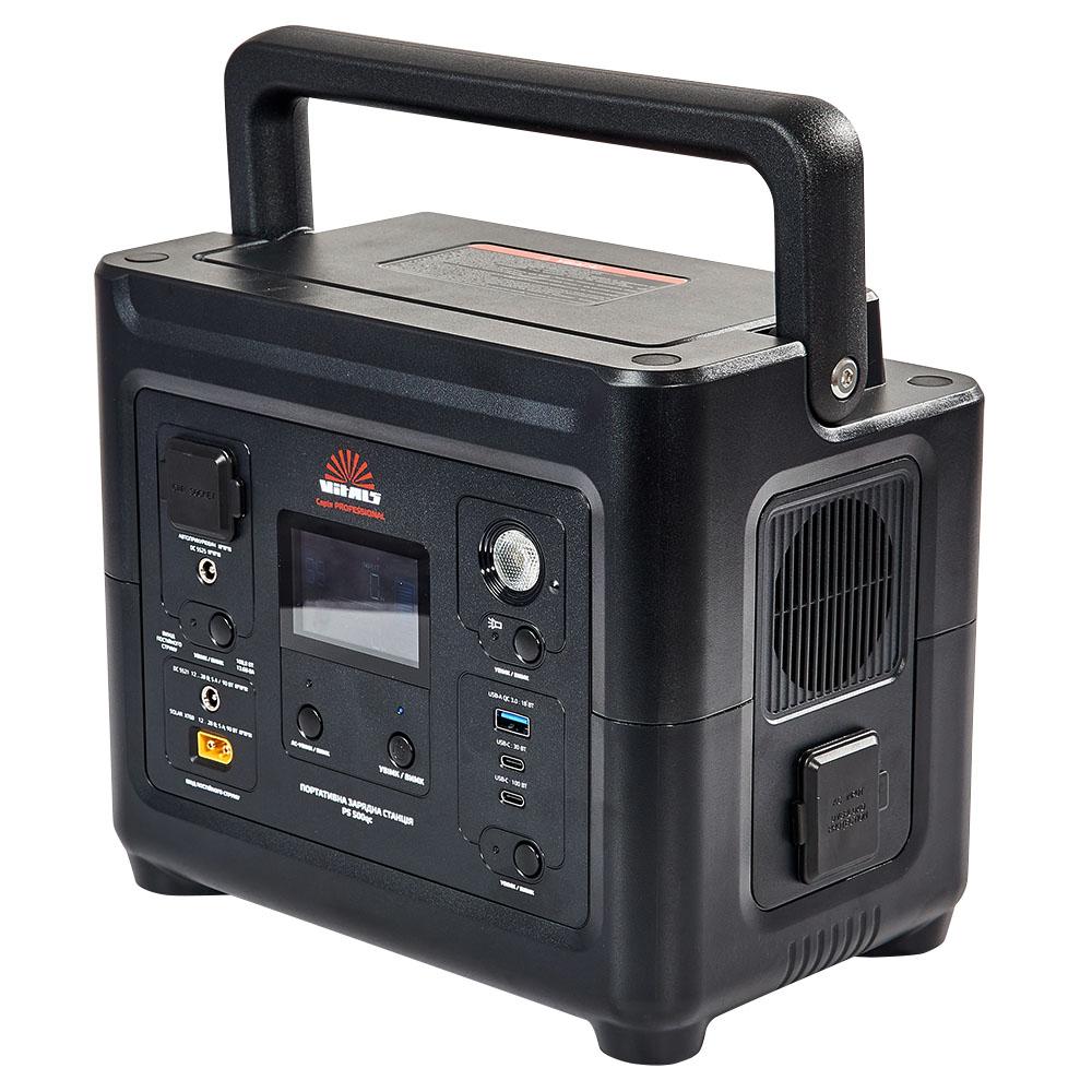Портативні зарядні станції VITALS Professional PS 500qc Портативна зарядна станція 220В 500Вт. (288Вт-год) LiFePO4