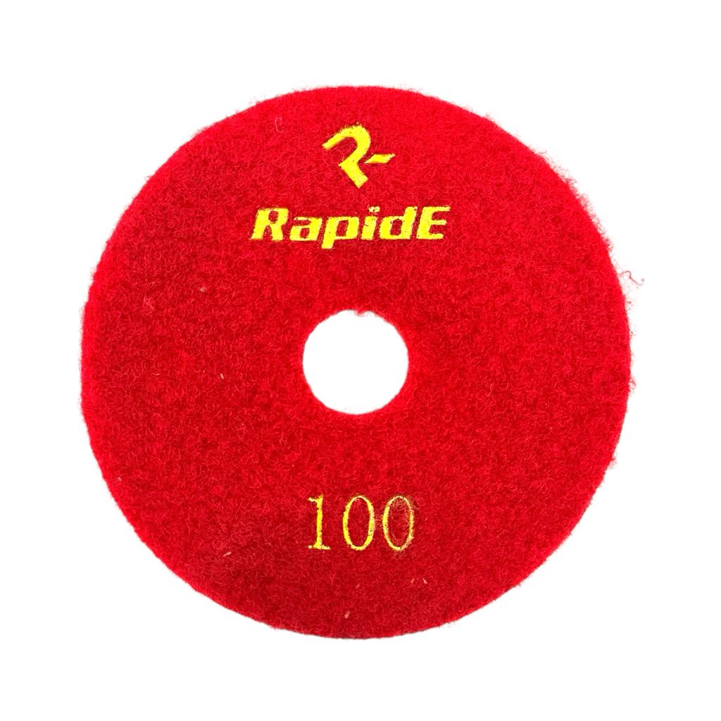 Круги шліфувальні для плитки RAPIDE Red Point Круг шліфувальний для плитки гальванічний (черепашка) Ø100мм. P100