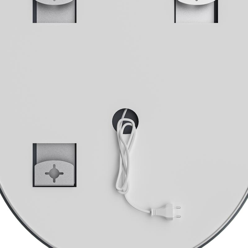  Дзеркала з підсвічуванням MIXXUS Premium ELLIPSE MV05-80x70-REVERSE Дзеркало (LED Touch, Anti-fog, димер (3-6,5kK)) (MP6643)