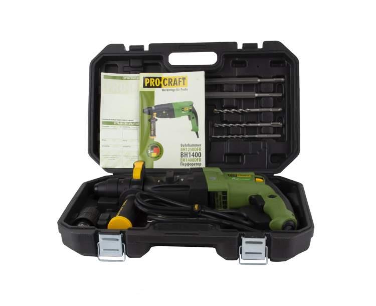 Перфораторы (электрические) PROCRAFT Перфоратор прямой BH-1400DFR