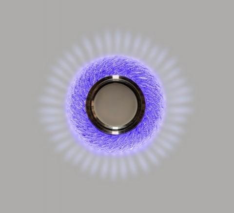 Точечные светильники Точечный светильник с led-подсвет. MR16 7735WT+BL