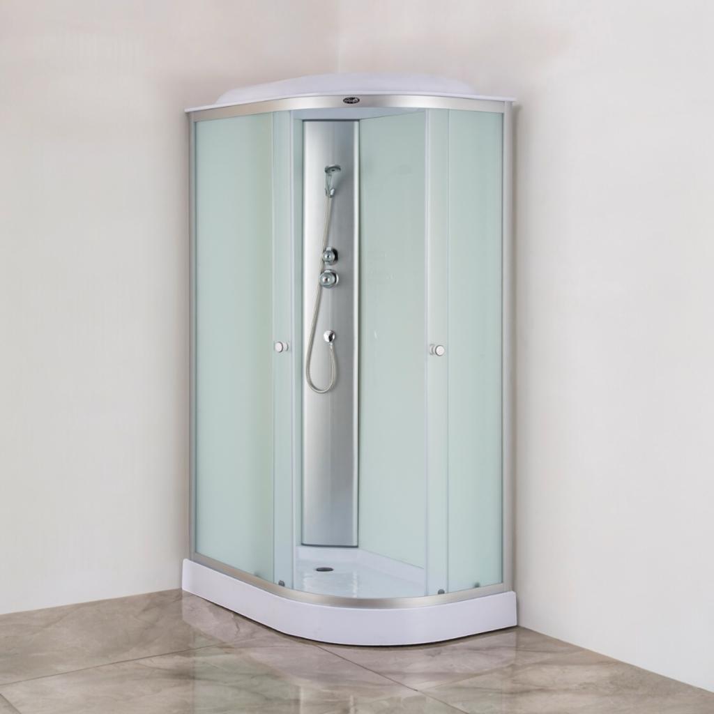 Душові бокси MIXXUS WAVE SB02-120x80x215-L-FB SATIN Душовий бокс 90*90мм. (низький піддон) (MI6892)