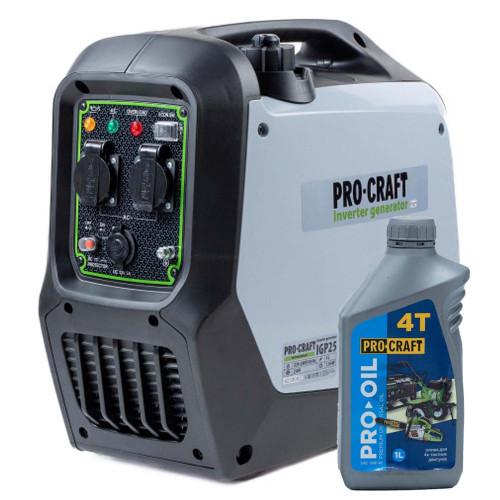 Генератори инверторные PROCRAFT Генератор бензиновый инверторный IGP-25