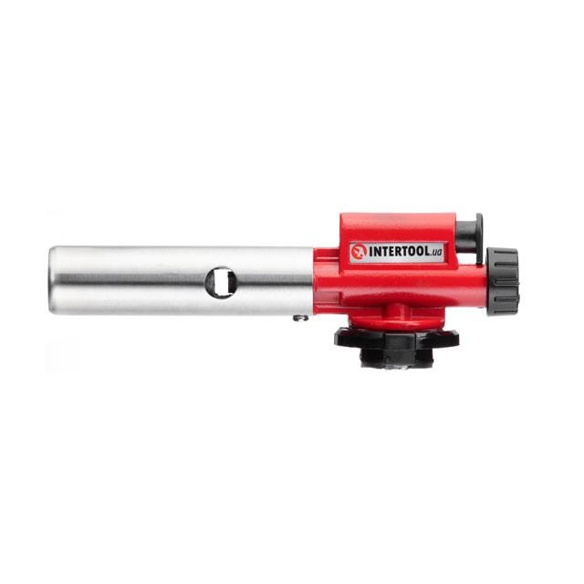 Газовые горелки и примусы туристические INTERTOOL Горелка газовая (металл. корпус) GB-0027