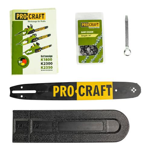Пилы цепные электрические PROCRAFT Пила цепная электрическая боковая 1800W K1800