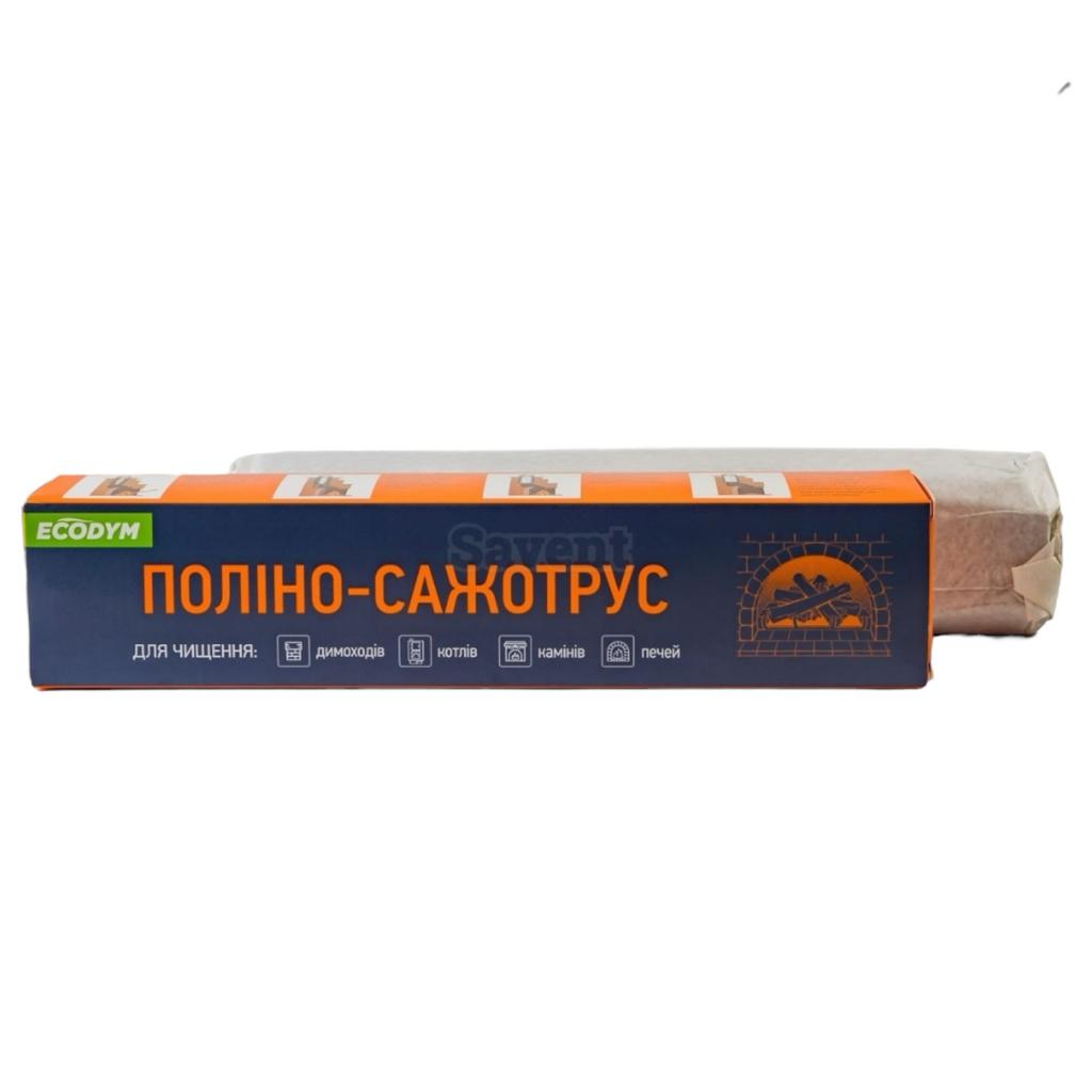 Хімічні засоби для чищення димоходів та котлів Ecodym Поліно-сажотрус  для чищення димоходу 1,1кг.