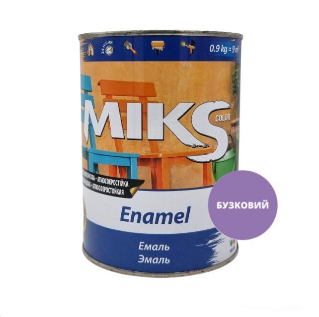 Эмаль ПФ-115 MIKS Эмаль алкидная ПФ-115 0,9 кг. ( СИРЕНЕВЫЙ)