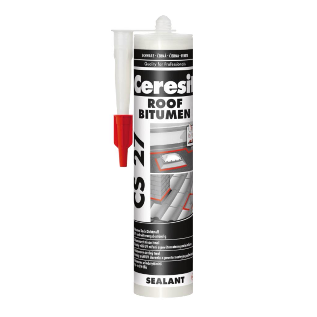 Герметики Ceresit CS27 ROOF BITUMEN Бітумний герметик чорний 280мл. 2686448