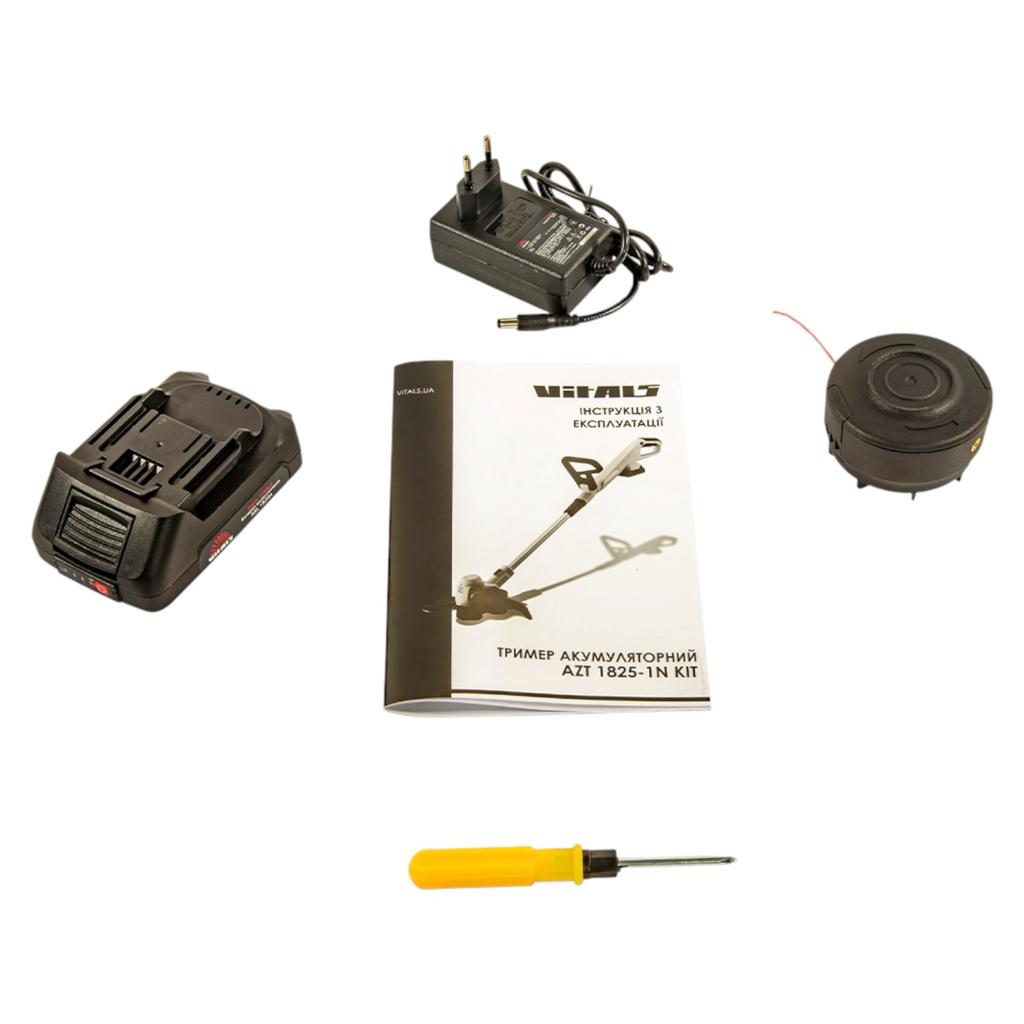 Триммеры аккумуляторные VITALS AZT 1825-1n Kit М18 Тример акумуляторний (з АКБ 1*2Ah та ЗП)