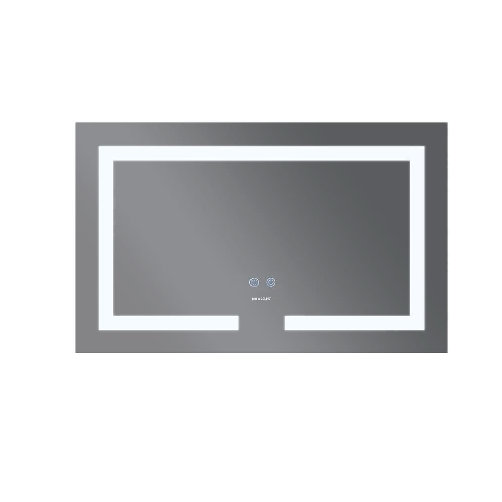  Дзеркала з підсвічуванням MIXXUS HARD MR07-80x50 Дзеркало (LED Touch, Anti-fog, димер, регулюванням яскравості) (MI6658)