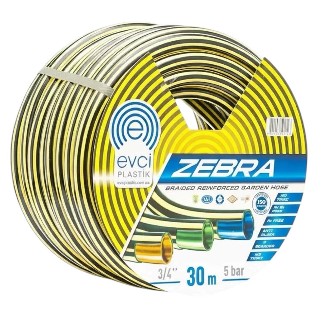 Поливочные шланги EVCI PLASTIK ZEBRA Шланг поливальний 3/4 30м.
