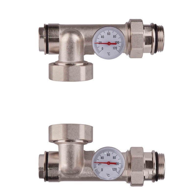 Запорная арматура Raftec Комплект подключения RAFTEC 1'' для коллекторного блока (без гильз) PCNR03