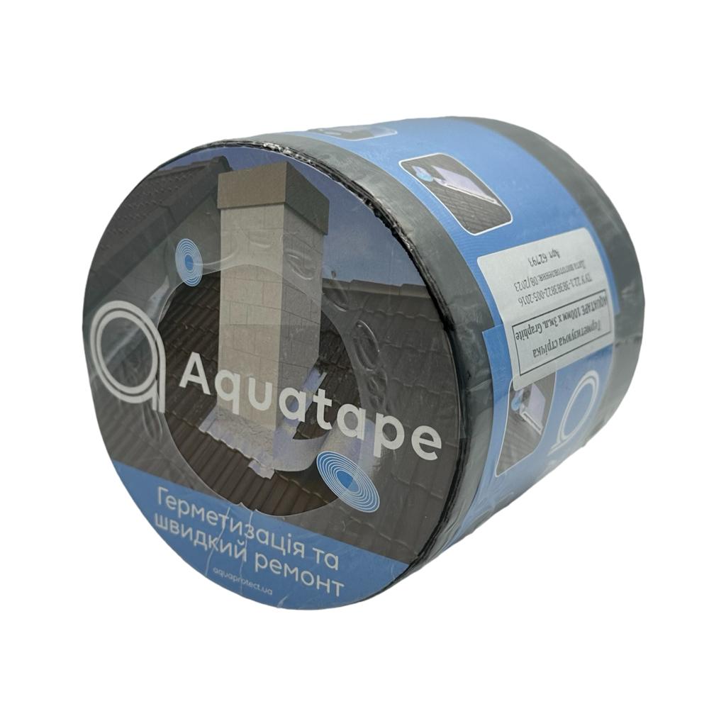 Клейкие ленты (скотч) Aquatape Graphite Бутиловая клейкая лента 100мм.*3м. 62793