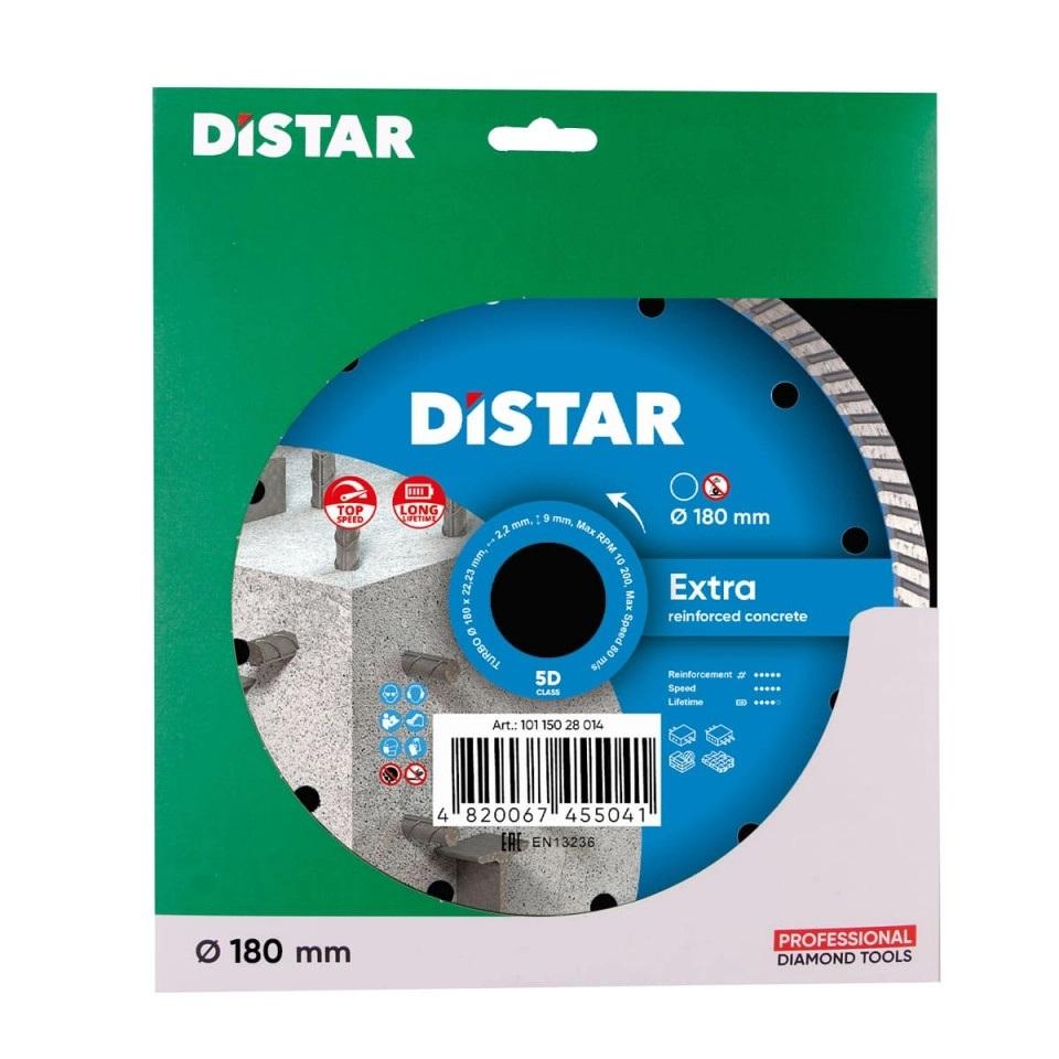 Диски алмазні DISTAR TURBO EXTRA Диск алмазний 180x2,4x9x22,23мм. 10115028014