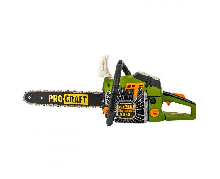 Пилы цепные бензиновые PROCRAFT Бензопила цепная K450L
