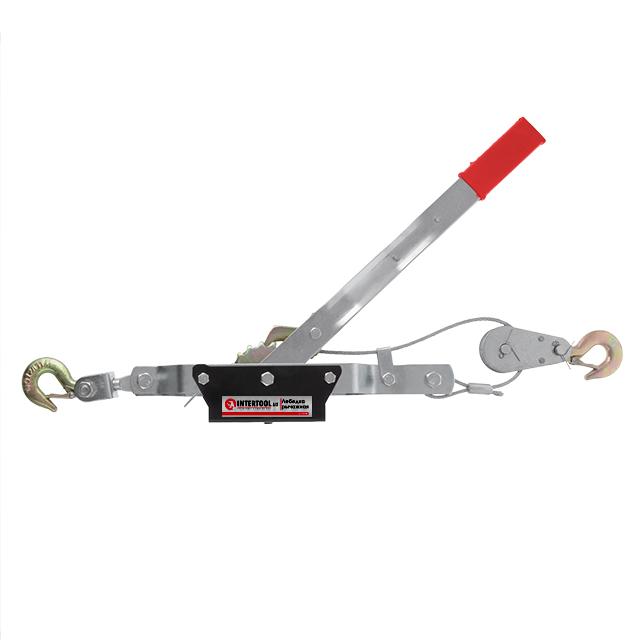 Лебёдки INTERTOOL Лебідка важільна тягове зусилля 4т, трос 2.50м * 5.5мм, робоча довжина троса 1.20м GT1444