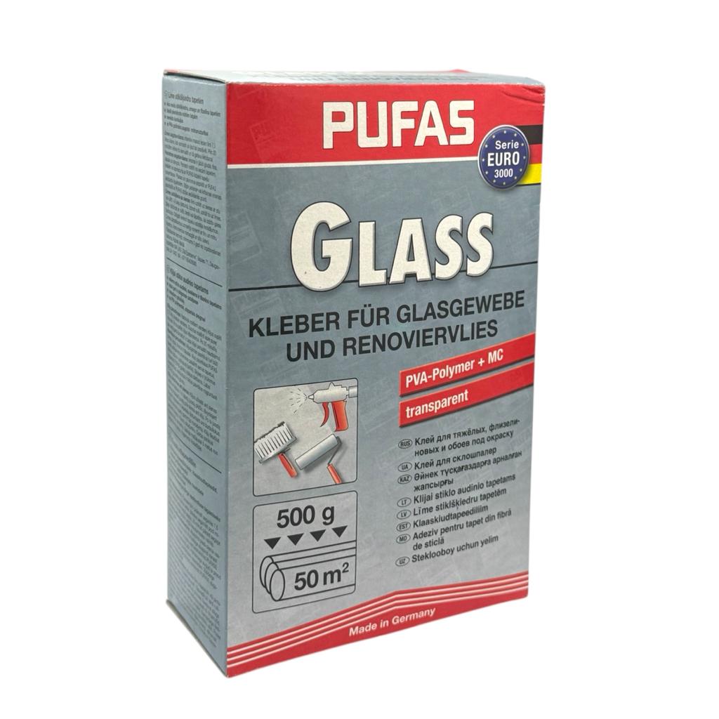 Клей шпалерний PUFAS GLASS Клей для склошпалер 500гр.