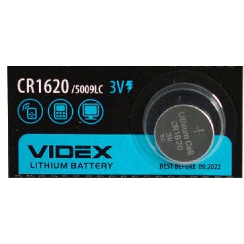 Батарейки VIDEX CR1620 3V