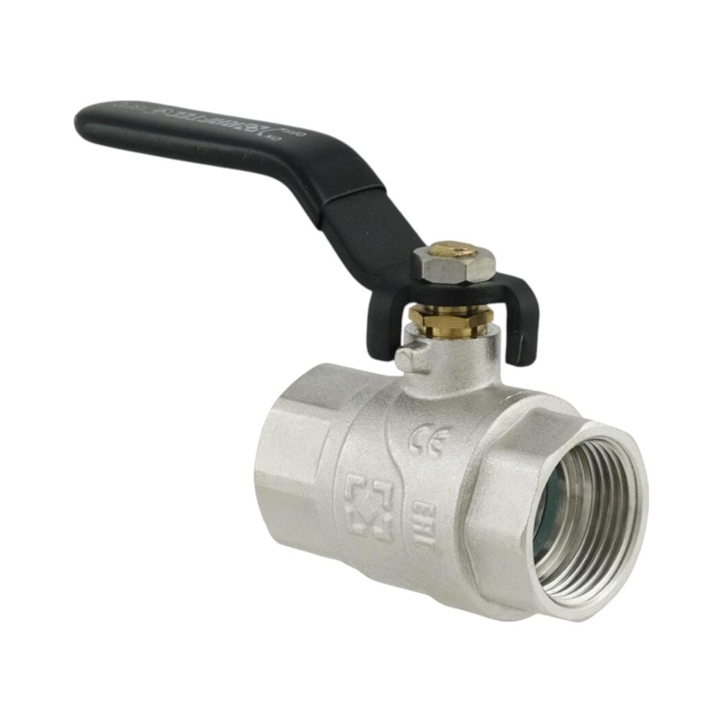 Крани серії Black Raftec BLACK Кран кульовий DN20 (3/4) В/В чорна ручка DRH2