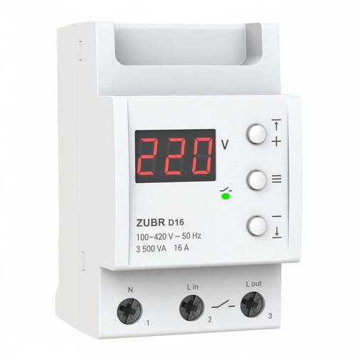 ZUBR Реле напруги 16A D16