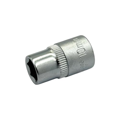 YATO Головка шестигранна Cr-V 3/8 M=10мм., L=28мм. YT-3805