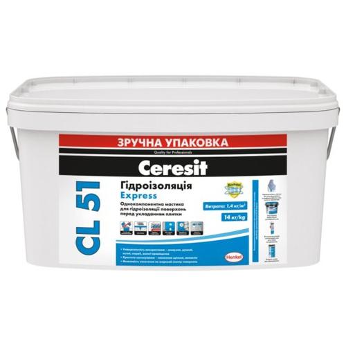 Ceresit CL51 Гидроизоляционная мастика 14кг.