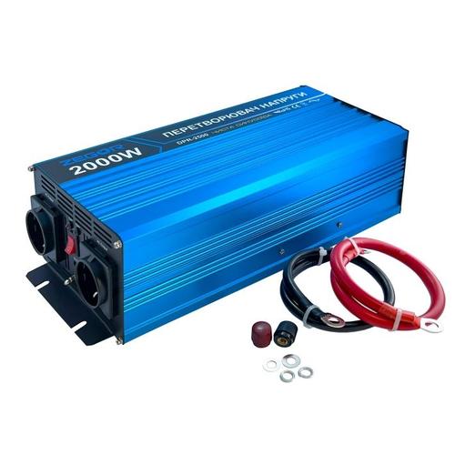 ZEGOR Інвертор-перетворювач напруги 2000W 12/220V (чиста синусоіда) DPR-2000