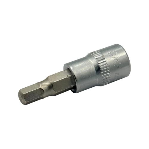 YATO Головка торцева Cr-V 1/4 HEX M5 L=37мм. YT-04372