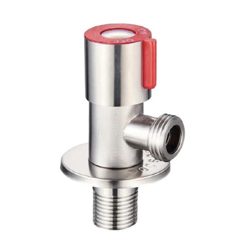 CHAMPION VAL-02 RED Кран кутовий приладовий нерж. SUS 304 1/2х 1/2 (CH6194)