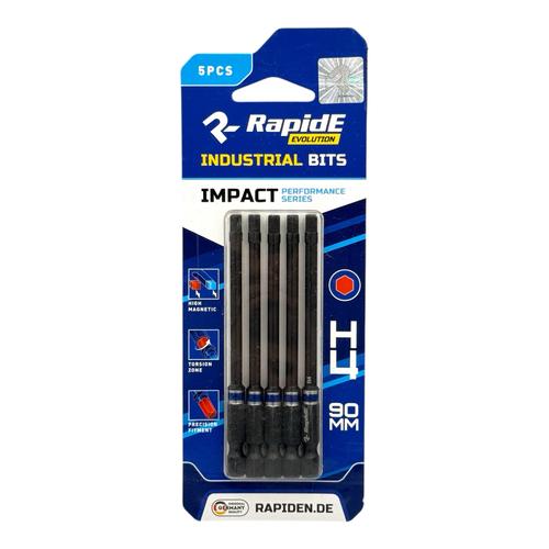 RAPIDE IMPACT Бита H4 90мм. (уп./5шт.) RAHФ-00001734
