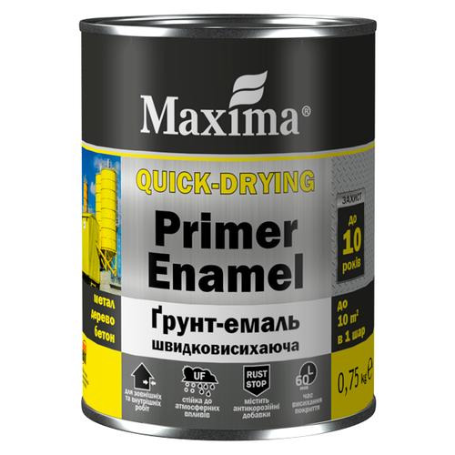 Maxima Грунт-емаль швидковисихаюча 0,75кг. ЧЕРВОНА