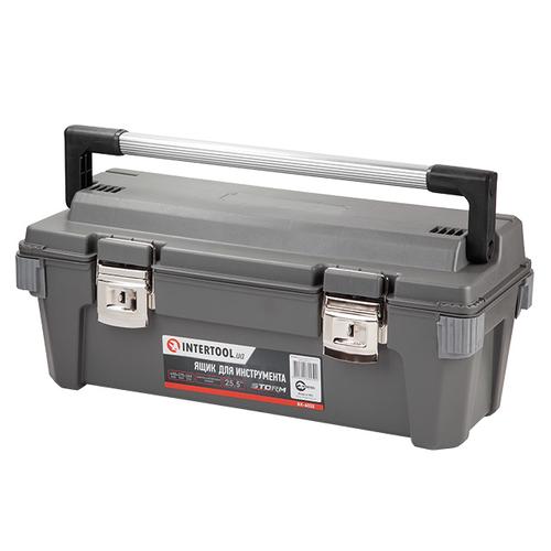 INTERTOOL Ящик для инструмента с металлическими замками 25,5 650x275x265 мм BX-6025