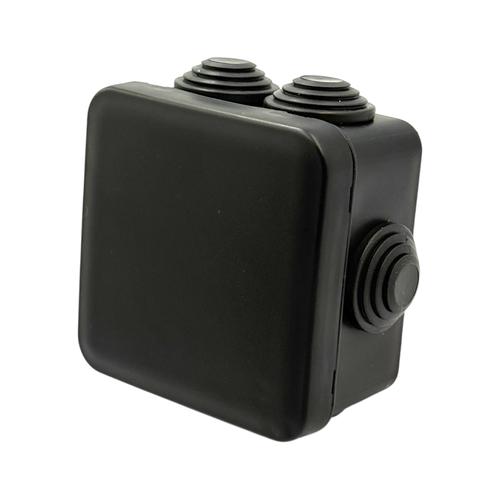 NEOMAX Розподільна коробка зовнішня IP55 70*70*35мм. ЧОРНА (без клем) NX1149