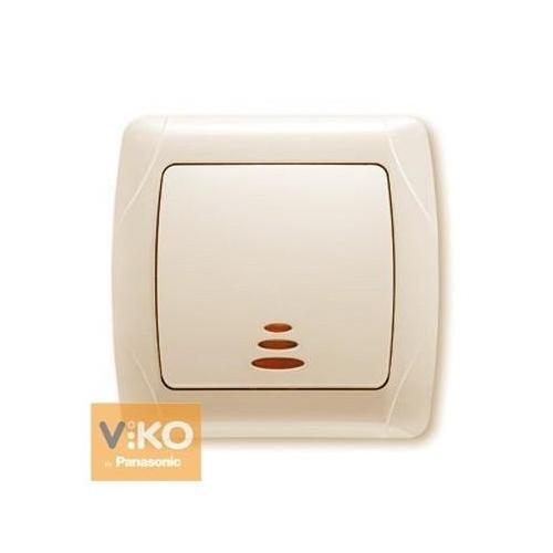 VIKO CARMEN Вимикач внутрішній 1-й з підсвіткой (кремовий) 90562019