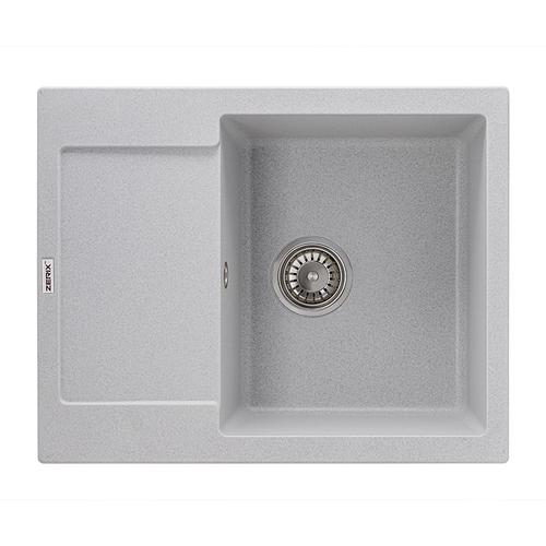 ZERIX ZS-6250S-09 Мийка гранітна 620*500мм. (сіра)