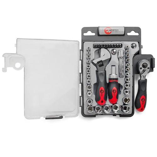 INTERTOOL Набір інструментів 43 од., 3/8 x 1/4, Cr-V ET-6003
