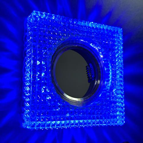 Точечный светильник с led-подсвет. MR16 7791 WH+BL