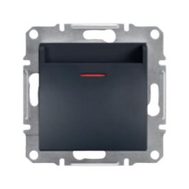Schneider ASFORA Механизм выключателя карточный (антрацит) EPH6200171