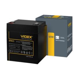 VIDEX Акумулятор свинцево-кислотний 12V/4.5Ah 6FM4.5