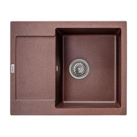 ZERIX ZS-6250S-12 Мойка гранитная 620*500мм. (коричневая)