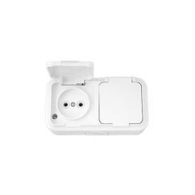 BYLECTRICA ПРАЛЕСКА Роз-ка . 2-я б/з наруж. IP54 PA-16-302