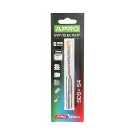 APRO PRO SERIES Бур по бетону SDS PLUS HQ S4 Ø5x110мм 815140