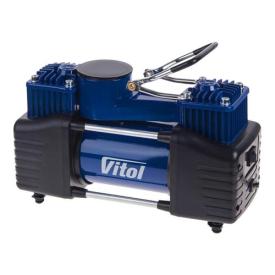 ViTOL K-72 Автомобільний компресор двопоршневий (90л./хв., 10атм., 25A)