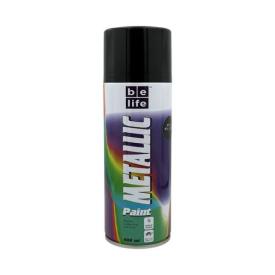 BeLife Metallic Paint Фарба аерозольна універсальна №1139 (чорна) 400 мл.