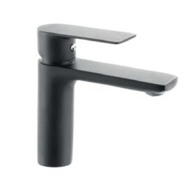 HAIBA Alex 001 Graphite Змішувач для умивальника (картридж 35мм) (HB3992)
