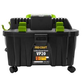PROCRAFT Пилосос промисловий акумуляторний 200W VP20