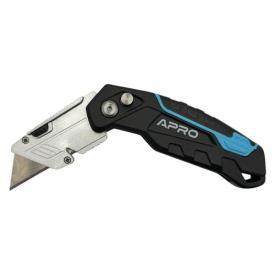 APRO TS-19 Ніж будівельний ТРАПЕЦІЯ металевий 400250